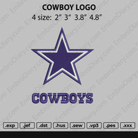 Cowboy Logo Embroidery