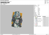 Cybermix Embroidery File 6 sizes