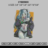 Cybermix Embroidery File 6 sizes