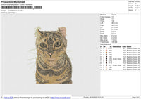 Cat Realistic v7 Embroidery