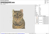 Cat Realistic v7 Embroidery