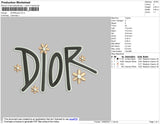 Dior Flower V2 Embroidery