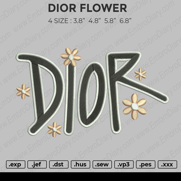 Dior Flower V2 Embroidery