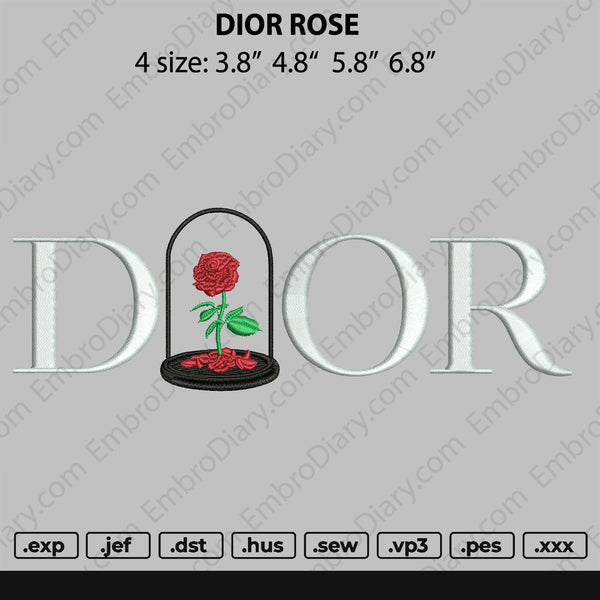 Dior Rose Embroidery