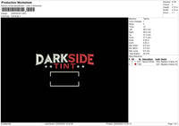 Darkside V2 Embroidery File 6 sizes