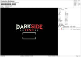 Darkside V2 Embroidery File 6 sizes
