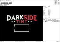 Darkside V2 Embroidery File 6 sizes