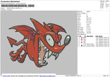 Deimon Devil Bats Embroidery