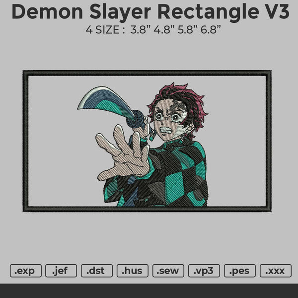 Demon Slayer Rectangle V3