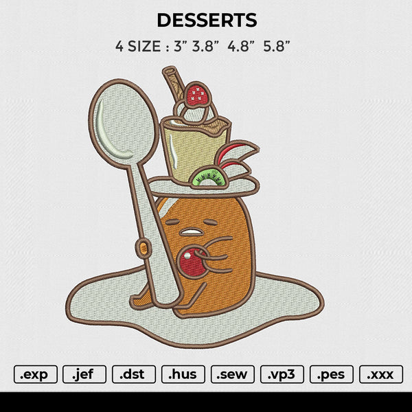 DESSERTS Embroidery
