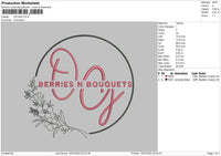 Dg Logo Embroidery File 6 sizes