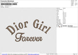 DIOR GIRL Embroidery