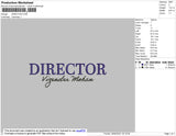 Director Embroidery