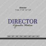 Director Embroidery