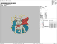 Dog Christmas Embroidery