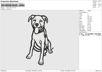 Dog Line v2 Embroidery