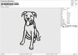 Dog Line v2 Embroidery
