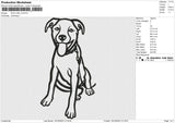 Dog Line v2 Embroidery
