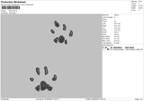 Dog Paw Embroidery