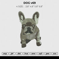 DOG v69 Embroidery