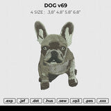 DOG v69 Embroidery