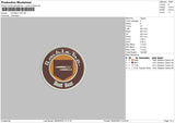 Double Tap Embroidery File 6 sizes