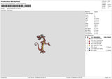 Dragon V3 Embroidery File 6 sizes