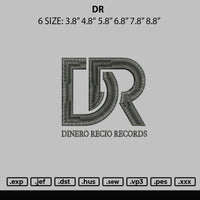 Dr Embroidery File 6 sizes