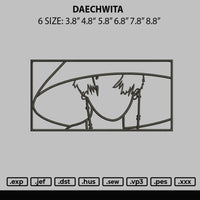Daechwita Embroidery File 6 sizes