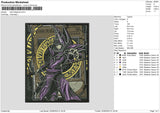 Dark Megician Embroidery File 6 sizes
