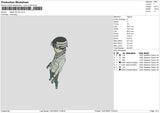 Death Tk Embroidery File 6 sizes