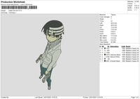 Death Tk Embroidery File 6 sizes
