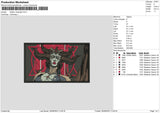 Diablo Rectangle Embroidery File 6 sizes