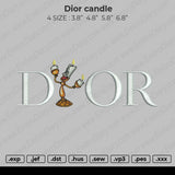 Dior candle