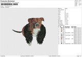 Dog wings Embroidery
