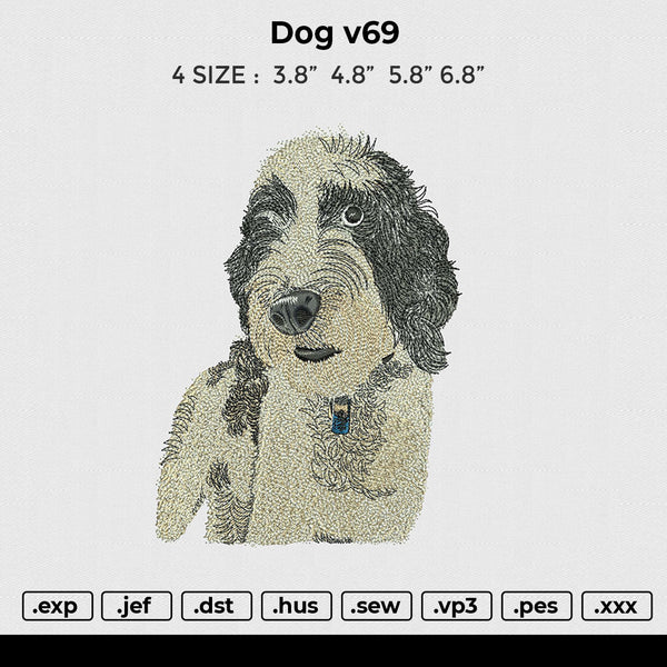 Dog v69 Embroidery