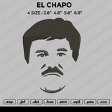 El Chapo Embroidery