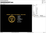 Electrical S Embroidery File 6 sizes.