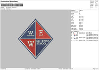 Eliteway s Embroidery File 6 sizes