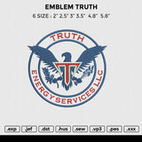 EMBLEM TRUTH Embroidery