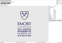EMORY Embrodiary