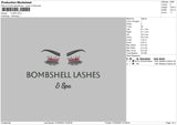E Spa Embroidery File 6 sizes