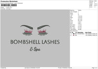 E Spa Embroidery File 6 sizes