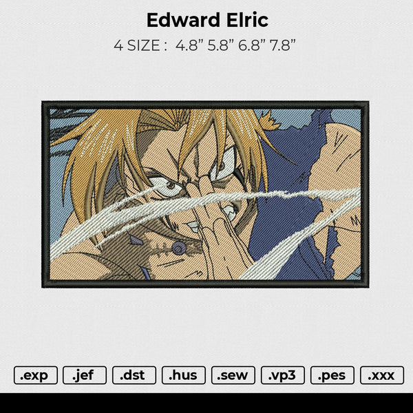 Edward Elric Embroidery