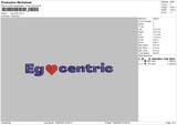 Eg Centic Embroidery File 6 sizes