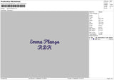 Emma Planzo Embroidery File 6 sizes