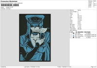 Sdeath 02 Embroidery File 6 sizes