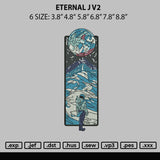 Eternal J V2 Embroidery File 6 sizes