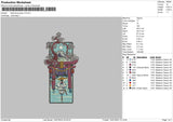 Eternal J V3 Embroidery File 6 sizes