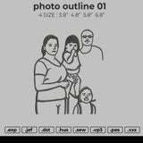 photo outline 01 Embroidery